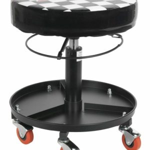 Sealey Gas Sprung Mechanic’s Seat Mobile Castors Storage Tray SCR15 - SCR15