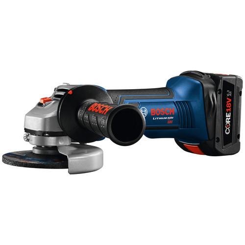 Bosch CORE18V 6.3 Ah Cordless Lithium-Ion 4-1/2 in. Angle Grinder Kit - GWS18V-45B14 - Image 2