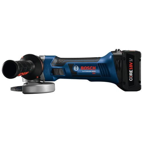 Bosch CORE18V 6.3 Ah Cordless Lithium-Ion 4-1/2 in. Angle Grinder Kit - GWS18V-45B14 - Image 3