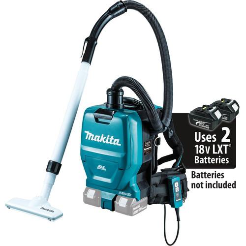 Makita 18V X2 BL LXT Lithium-Ion (36V) 1-2 Gallon HEPA Backpack Vacuum (Tool Only) - XCV05Z - Image 2