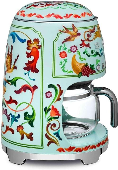 Dolce and Gabbana x Smeg 10 Cup Programmable Coffee Maker,”Sicily Is My Love,” Collection - Image 2