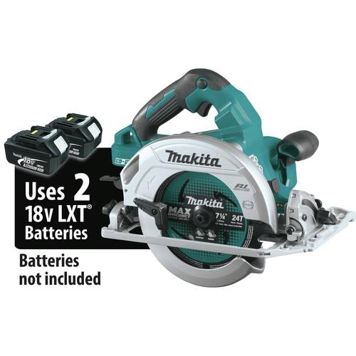 Makita 18V X2 LXT Lithium-Ion (36V) Brushless Cordless 7-1/4 in. Circular Saw with Guide Rail Compatible Base (Tool Only) - XSH08Z - Image 9