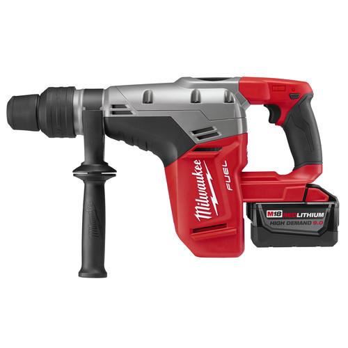 Milwaukee 2717-22HD M18 FUEL 9.0 Ah Cordless Lithium-Ion 1-9/16 in. Rotary Hammer Kit with 2 Batteries - Image 2