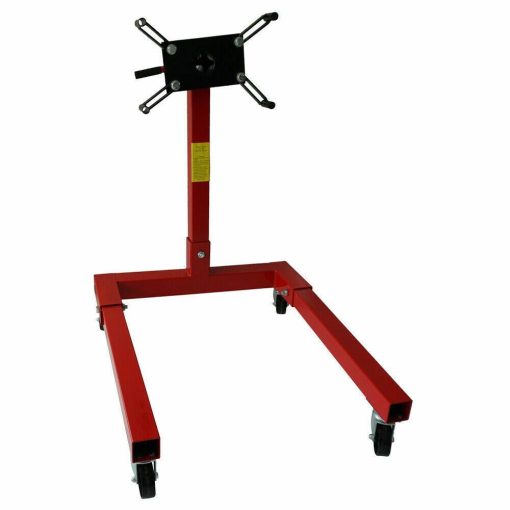 1250lb Engine Stand 360 Degree Mounting Head Red High Grade Steel Warranty New - Image 2