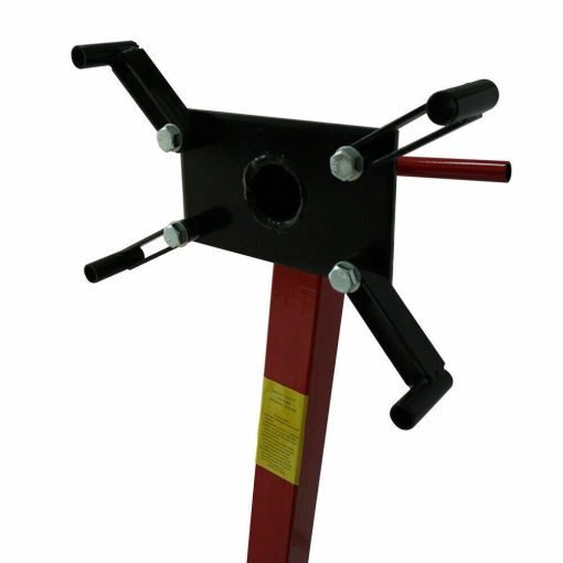 1250lb Engine Stand 360 Degree Mounting Head Red High Grade Steel Warranty New - Image 4
