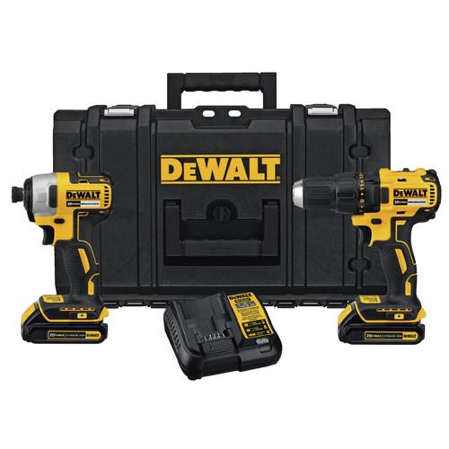 DEWALT 20V MAX Drill-Impact Tool with ToughSystem Kit Box - DCKTS277C2