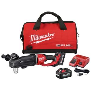 Milwaukee 2809-22 M18 FUEL SUPER HAWG Lithium-Ion 1/2 in. Cordless Right Angle Drill Kit (6 Ah)