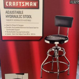 Craftsman Adjustable Hydraulic Seat Garage Bench Mechanic Seat Chair Stool