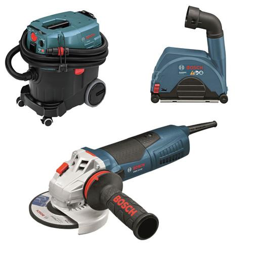 Bosch 13 Amp 5 in. High-Performance Angle Grinder with Dust Collection System - GWS13-50-OSHA