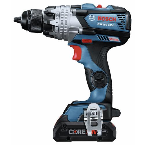 Bosch 18V Lithium-Ion Connected-Ready Brute Tough 1/2 in. Cordless Drill Driver Kit (4 Ah) - GSR18V-755CB25 - Image 2