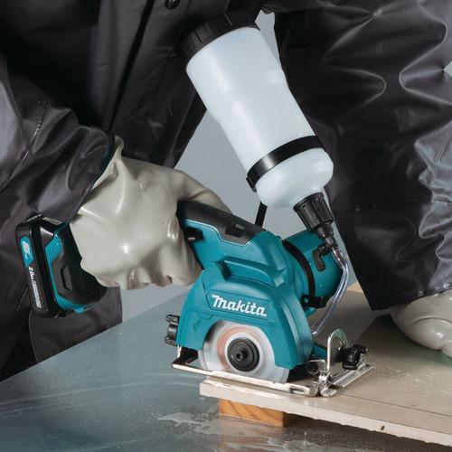 Makita 12V max 2.0 Ah CXT Cordless Lithium-Ion 3-3/8 in. Tile-Glass Saw Kit - CC02R1 - Image 9