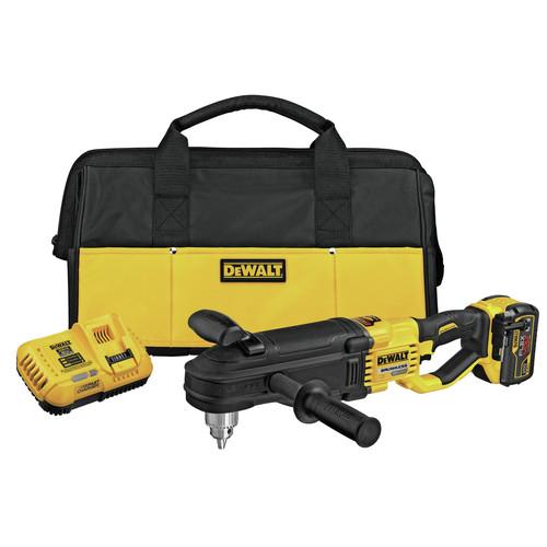 DEWALT 60V MAX Lithium-Ion In-Line 1/2 in. Cordless Stud and Joist Drill Kit with E-Clutch System (9 Ah) - DCD470X1