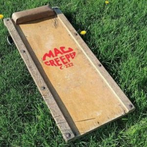 Vintage MAC TOOLS Wood Creeper Dolly Roller Mechanic Shop C-222 Rare