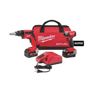 Milwaukee 2896-22 M18 FUEL 5.0 Ah Cordless Lithium-Ion 2-Tool Combo Kit