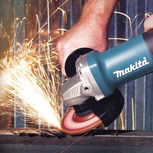 Makita 14 in. Cut-Off Saw with 4-1/2 in. Paddle Switch Angle Grinder - LW1401X2 - Image 7