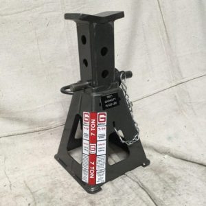 GRAY 7TF Stands 7-1/2 x 7-1/2 Pin Style Vehicle Stand Lift 7 Tons ONLY ONE STAND
