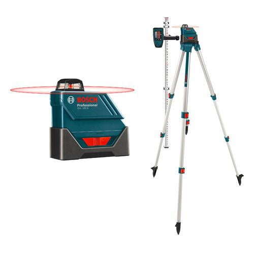 Bosch GLL-150-ECK Self-Leveling 360 Degree 500 ft. LR3 Exterior Laser Kit