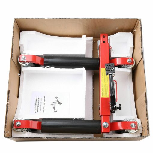 12in 1500 lbs Hydraulic Wheel Dolly Portable Tire Lift / Move Position Car Jack - Image 5