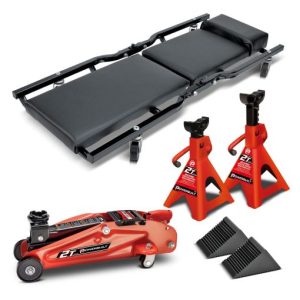 Powerbuilt 6 Piece Floor Creeper and Jack Set – 640816