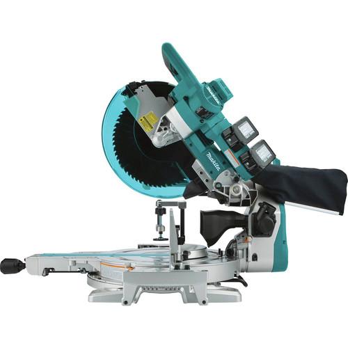 Makita 18V X2 LXT Lithium-Ion (36V) Brushless Cordless 12 in. Dual-Bevel Sliding Compound Miter Saw Kit with Laser (5 Ah) - XSL07PT - Image 3