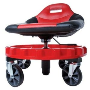 WORK STOOL CHAIR ROLLING CREEPER SEAT TOOLS TRAY HEAVY DUTY MECHANICS AUTO SHOP