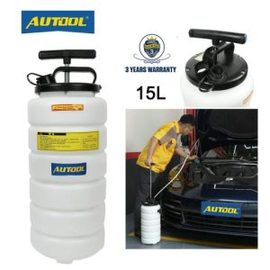 Manual Oil Fluid Changer Vacuum Extractor Pump Transfer Hand Operated 15 Liter