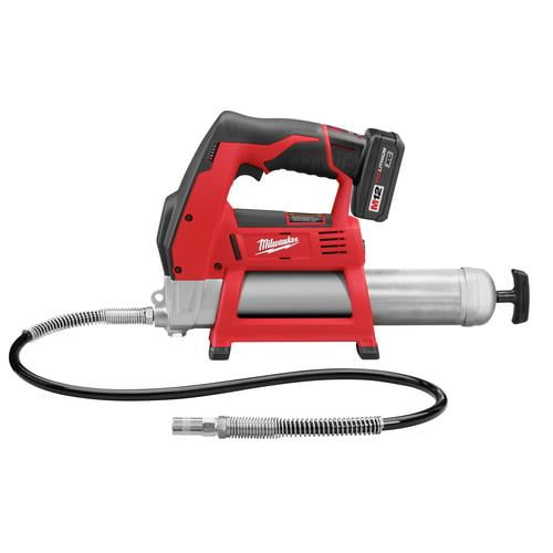 Milwaukee 2446-21XC M12 12V Cordless Lithium-Ion Grease Gun Kit with XC Battery - Image 2