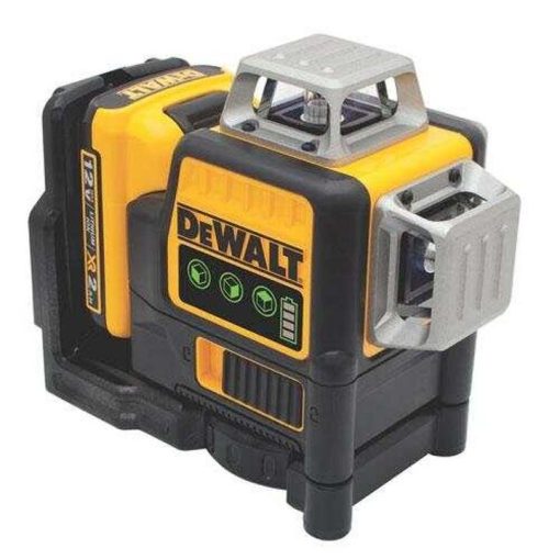 DEWALT 12V 3 x 360-Degree Lithium-Ion Green Beam Line Laser - DW089LG