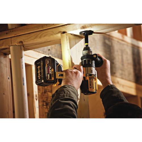 Factory Reconditioned DEWALT 20V MAX FlexVolt Cordless Lithium-Ion Hammer Drill and Impact Driver Combo Kit with 2 Batteries - DCK299D1T1R - Image 4