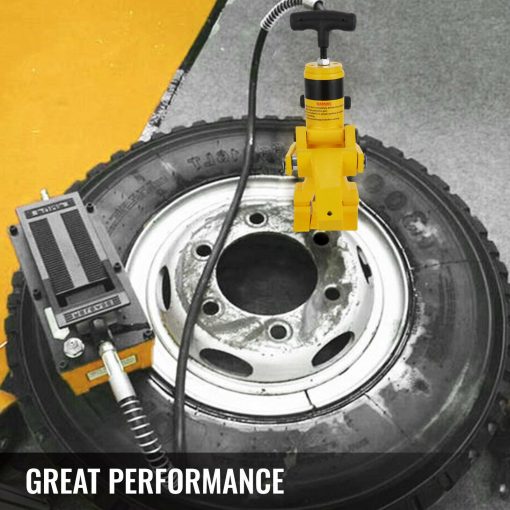 10000psi Tractor Truck Hydraulic Bead Breaker Tire Changer Foot Pump and AirHose - Image 2