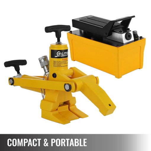 10000psi Tractor Truck Hydraulic Bead Breaker Tire Changer Foot Pump and AirHose - Image 4