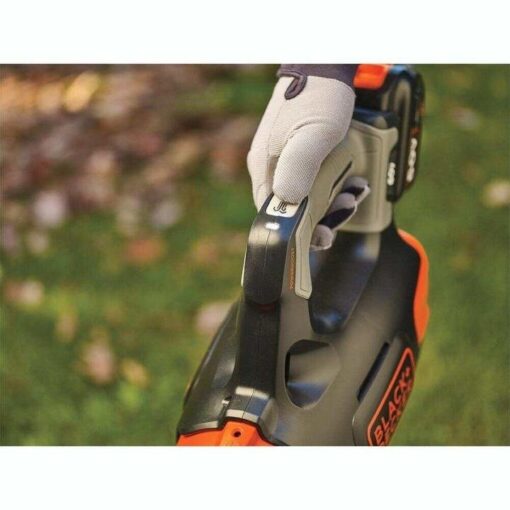 100 MPH 400 CFM 60V MAX Cordless Lithium-Ion Handheld Leaf Blower with (1) 1.5Ah Battery and Charger Included - Image 3