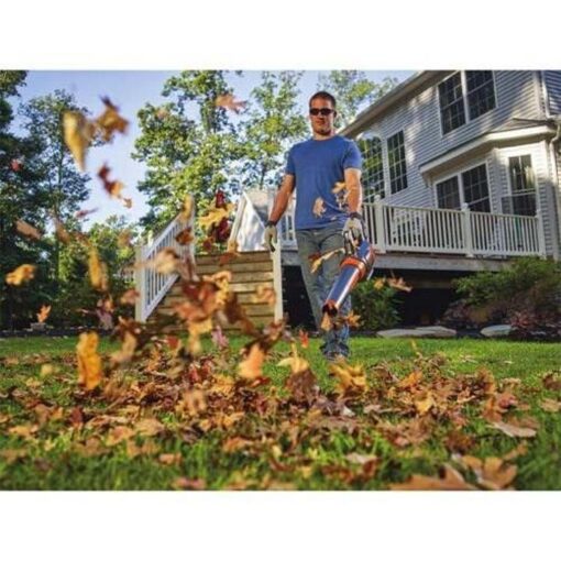 100 MPH 400 CFM 60V MAX Cordless Lithium-Ion Handheld Leaf Blower with (1) 1.5Ah Battery and Charger Included - Image 4