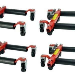(4) Dragway Tools? 12" Hydraulic Wheel Dolly Vehicle Positioning Jack Lift Hoist