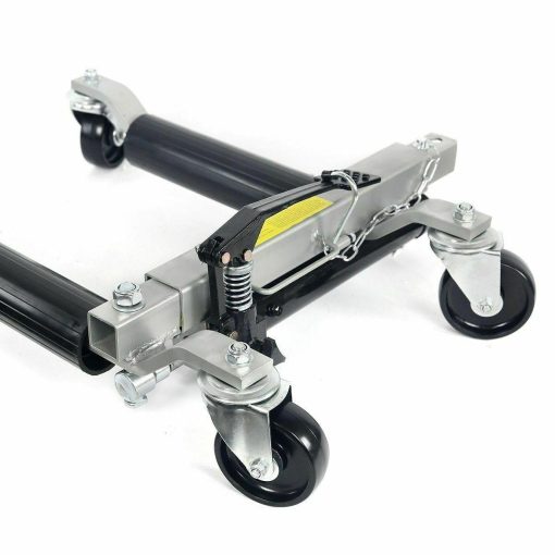 4-PC Hydraulic Car Dollies 12" Wheel Lift Positioning Jack Auto Dolly Hoist Set - Image 4