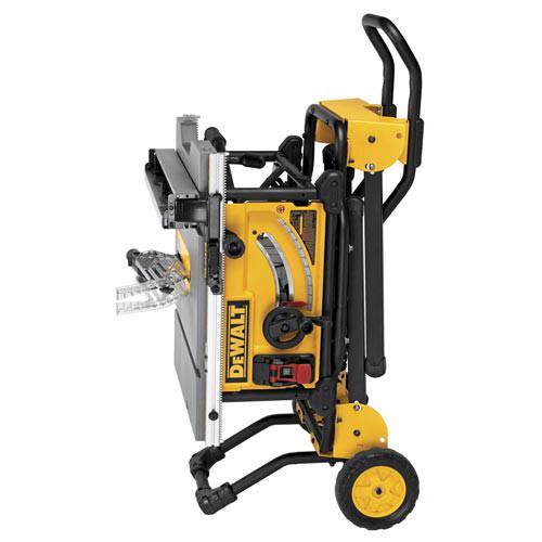 Factory Reconditioned DEWALT 10 in. 15 Amp Site-Pro Compact Jobsite Table Saw with Rolling Stand - DWE7491RSR - Image 2