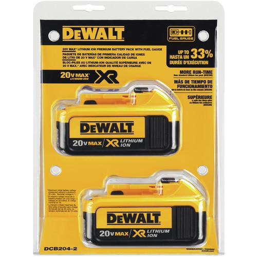 DEWALT 20V MAX Premium XR 4 Ah Lithium-Ion Battery (2-Piece) - DCB204-2 - Image 4