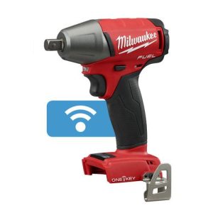 Milwaukee 2759-20 M18 FUEL Cordless Lithium-Ion 1/2 in. Compact Impact Wrench with Pin Detent & ONE-KEY Connectivity (Tool Only)