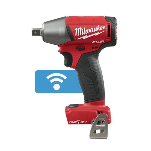 Milwaukee 2759-20 M18 FUEL Cordless Lithium-Ion 1/2 in. Compact Impact Wrench with Pin Detent & ONE-KEY Connectivity (Tool Only) - Image 2