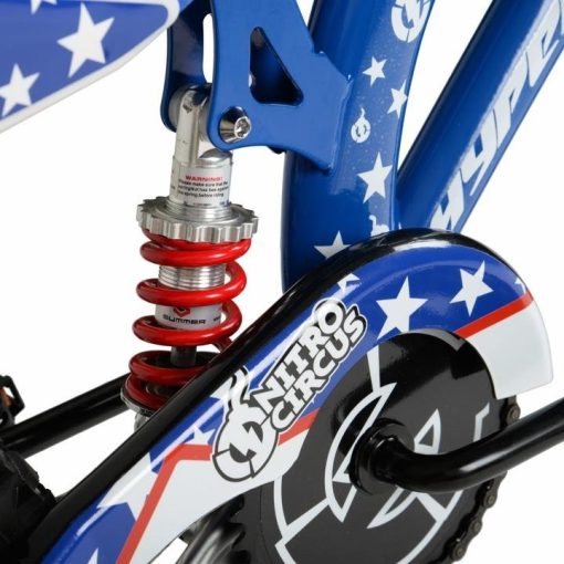 Hyper 16∩∩ Nitro Circus Motobike Kids* Bike, Blue - Image 6