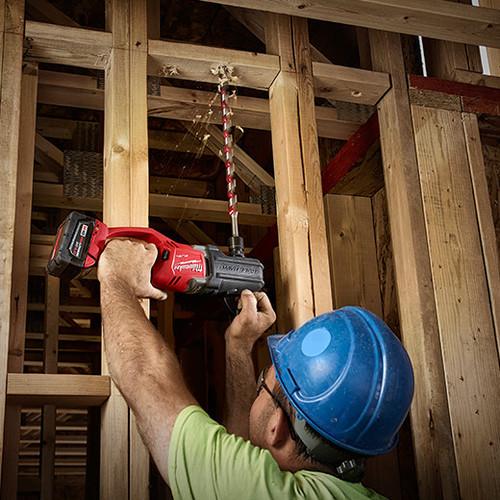 Milwaukee 2708-20 M18 FUEL HOLE HAWG Lithium-Ion 1/2 in. Cordless Right Angle Drill with QUIK-LOK (Tool Only) - Image 3