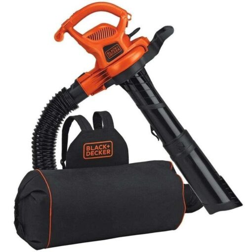 250 MPH 400 CFM 12 Amp 3-in-1 Corded Electric Backpack Leaf Blower/Vac/Mulcher