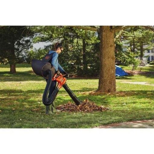 250 MPH 400 CFM 12 Amp 3-in-1 Corded Electric Backpack Leaf Blower/Vac/Mulcher - Image 10