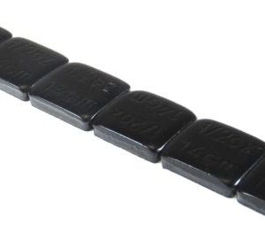 (4) BOX STEEL WHEEL WEIGHTS, ADHESIVE, 1/2 OUNCE, BLACK COATING ~40 POUNDS TOTAL