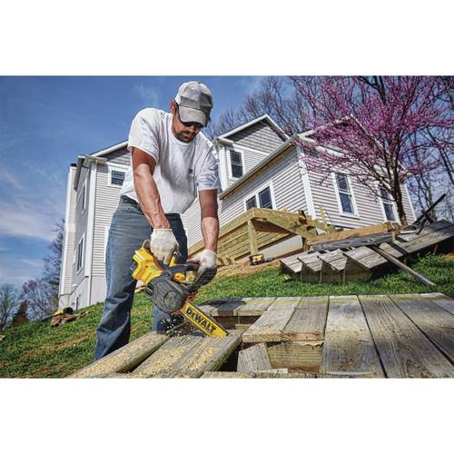 DEWALT 20V MAX XR 5.0 Ah Brushless Lithium-Ion 12 in. Compact Chainsaw Kit - DCCS620P1 - Image 9