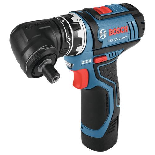 Bosch 12V Max Lithium-Ion FlexiClick 5-in-1 1/4 in. Cordless Drill Driver System Kit (2 Ah) - GSR12V-140FCB22 - Image 10