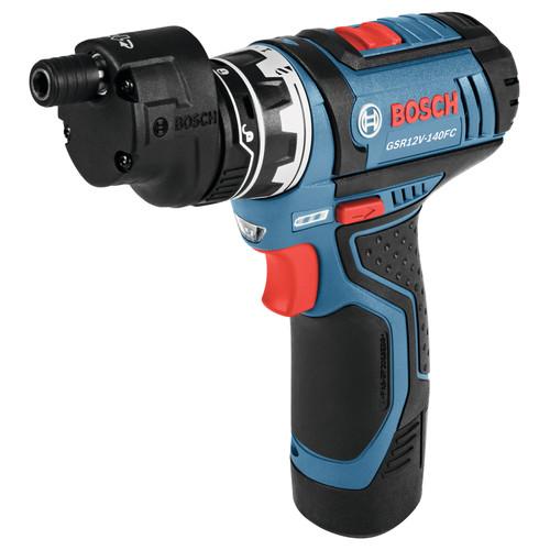 Bosch 12V Max Lithium-Ion FlexiClick 5-in-1 1/4 in. Cordless Drill Driver System Kit (2 Ah) - GSR12V-140FCB22 - Image 11
