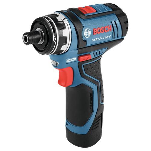 Bosch 12V Max Lithium-Ion FlexiClick 5-in-1 1/4 in. Cordless Drill Driver System Kit (2 Ah) - GSR12V-140FCB22 - Image 12