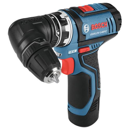 Bosch 12V Max Lithium-Ion FlexiClick 5-in-1 1/4 in. Cordless Drill Driver System Kit (2 Ah) - GSR12V-140FCB22 - Image 9