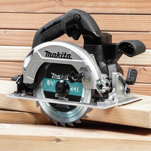 Makita 18V LXT Lithium-Ion 2.0 Ah Sub-Compact Brushless 6-1/2 in. Circular Saw Kit - XSH04RB - Image 13